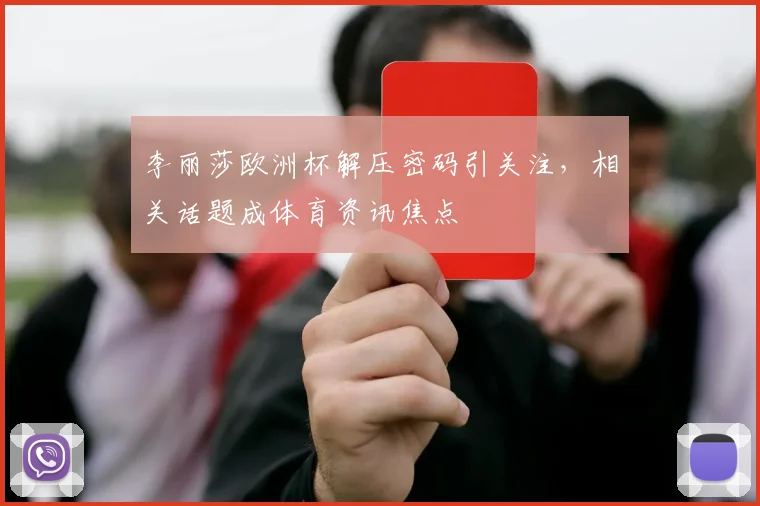 李丽莎欧洲杯解压密码引关注,相关话题成体育资讯焦点